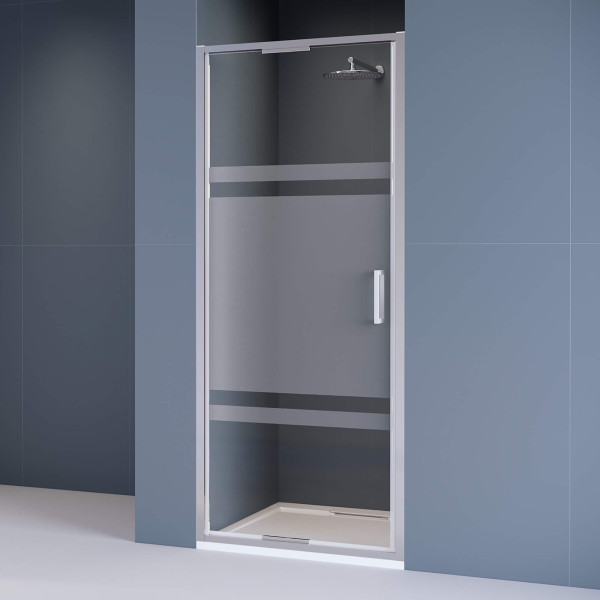 Душевая дверь RGW Stilvoll 80x195 стекло прозрачное-матовое-прозрачное, профиль хром (70320508-201) Душевая дверь RGW Stilvoll 80x195 стекло прозрачное-матовое-прозрачное, профиль хром (70320508-201)