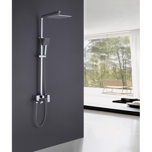 Душевая система Abber Daheim с изливом хром (AF8216L)