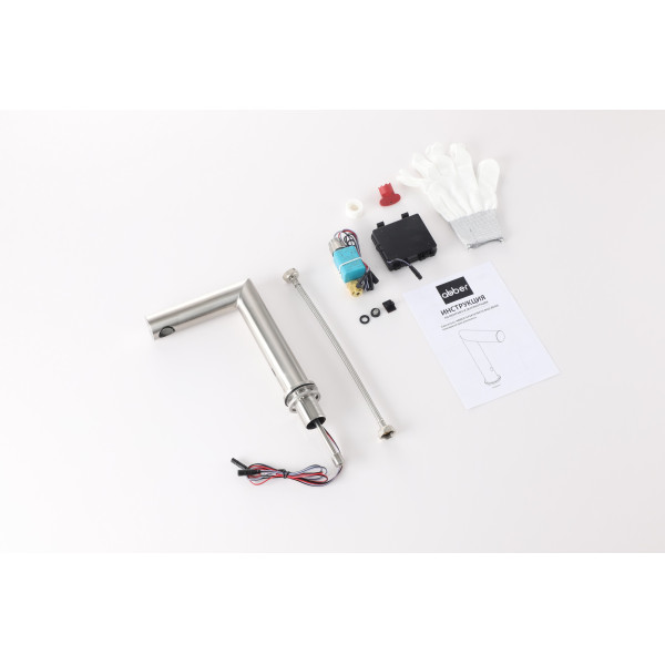 Смеситель для раковины Abber Perfekte 316 сталь брашированная (AF8A101BSTS)