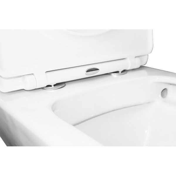 Унитаз напольный Iris безободковый сиденьем микролифт 600x380x 775 (AZ-8353)