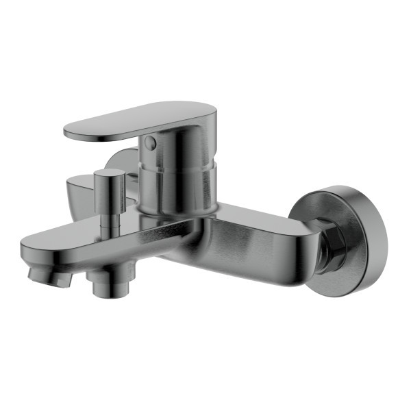 Смеситель для ваны и душа Aquatek Ника оружейная сталь (AQ1840BGM) Смеситель для ваны и душа Aquatek Ника оружейная сталь (AQ1840BGM)