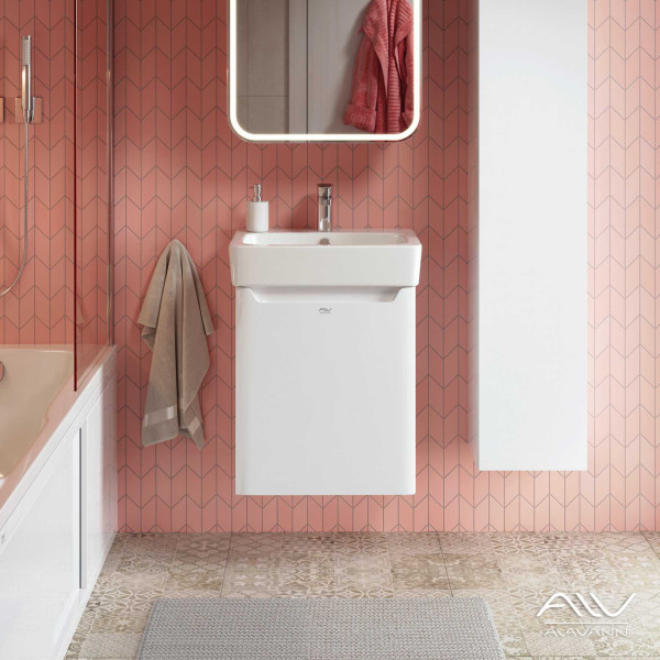 Тумба подвесная Alavann Lana 50 (белая)