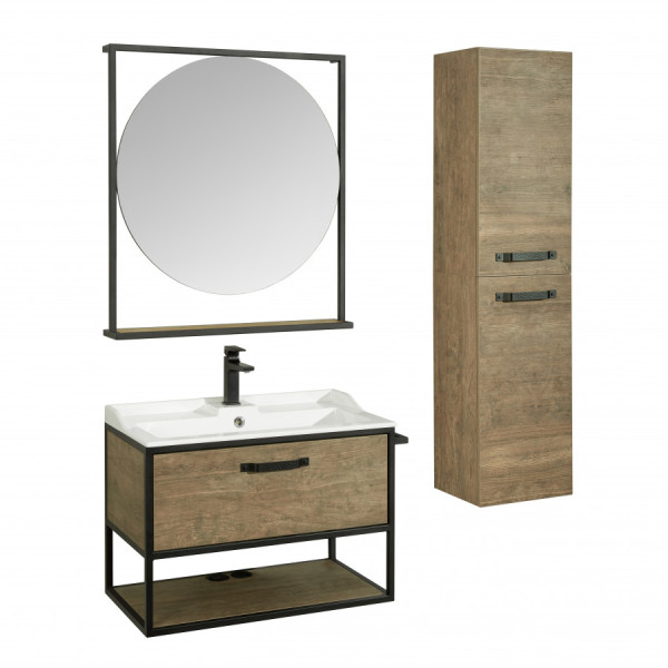 Тумба подвесная Aquaton Лофт Фабрик 792x440x540 дуб кантри (1.A242.4.01L.TDY.0)