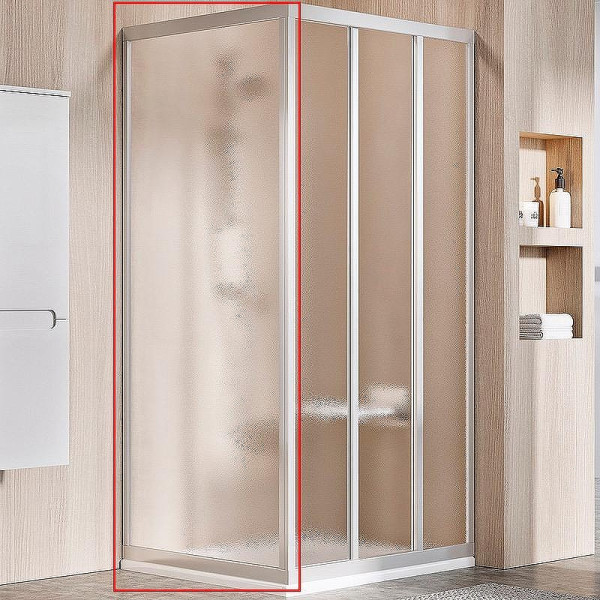 Душевое ограждение Ravak Supernova 90x188 стекло рифленое, профиль сатин (94070U02ZG)