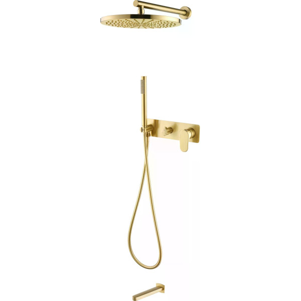 Душевая система Boheme Spectre MG (золото-матовый) (454-2-MG)