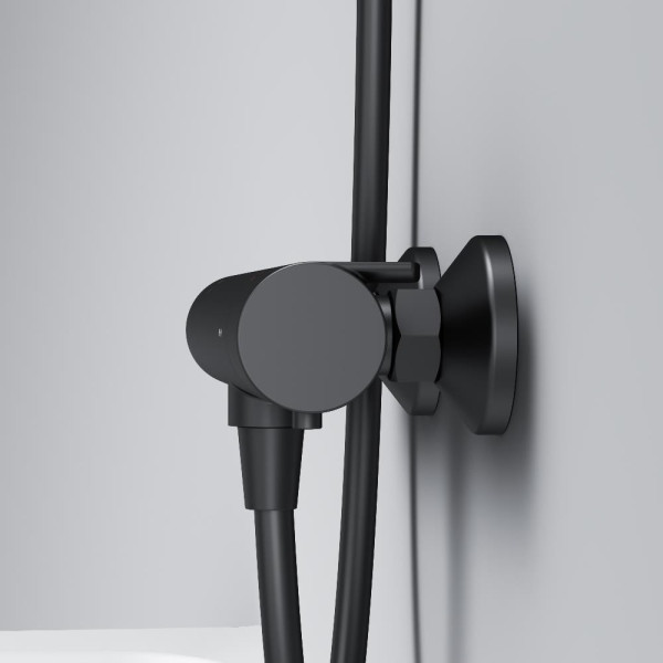 Смеситель для душа AM.PM X-Joy с термостатом черный (F85A40022)