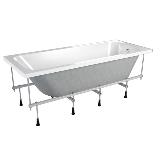 Каркас для ванны Melodia Blues Black 160х70 (MFE01203)