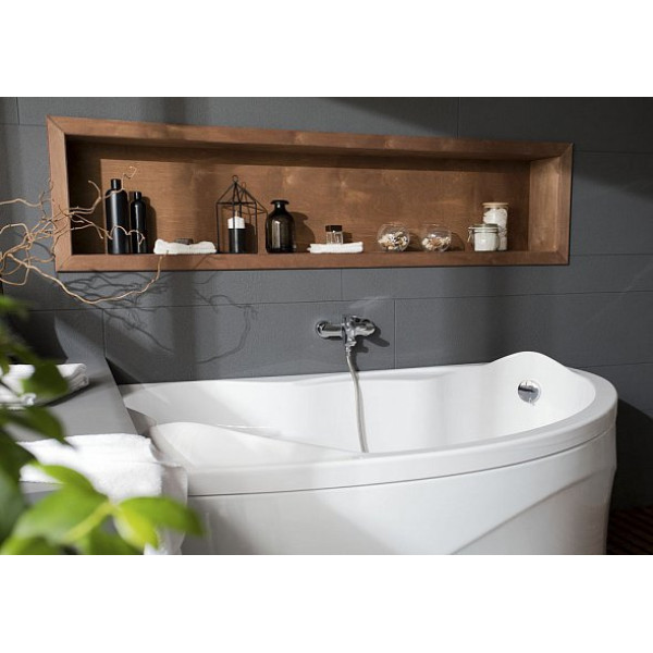 Ванна акриловая Aquanet Jamaica 160х100 L без гидромассажа