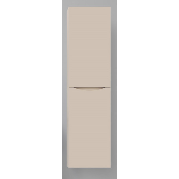 Шкаф подвесной Cezares Fly-Marino 400x300x1500 с двумя расп. дверцами с доводчиками с двумя полками правост-ний Crema Opaco (FLY-MARINO-1500-2A-SC-CO-