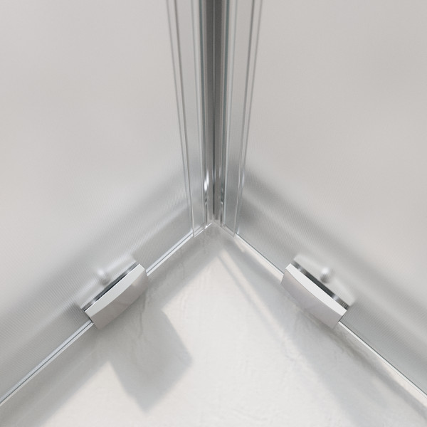 Душевой уголок BelBagno Luce 120x80x195 стекло матовое, профиль хром (LUCE-AH-21-120/80-P-Cr)