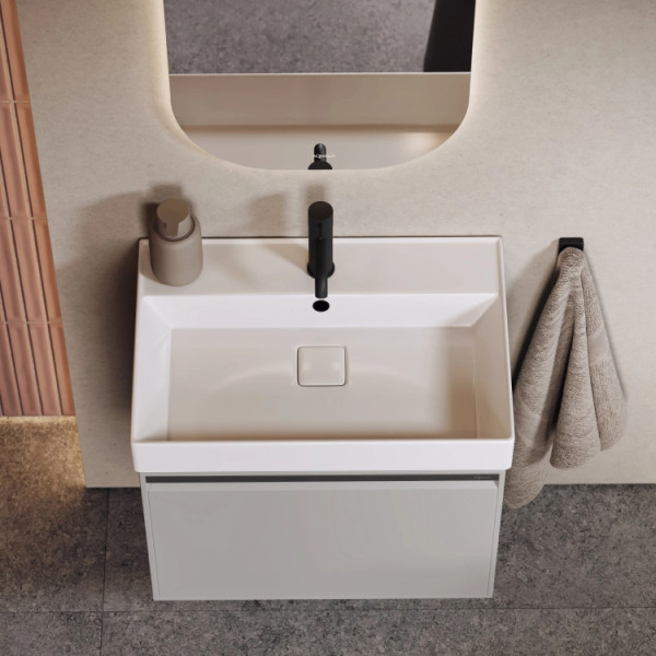 Тумба подвесная Aqwella Pure 792x443x464 туманный серый (PUR0108ST)