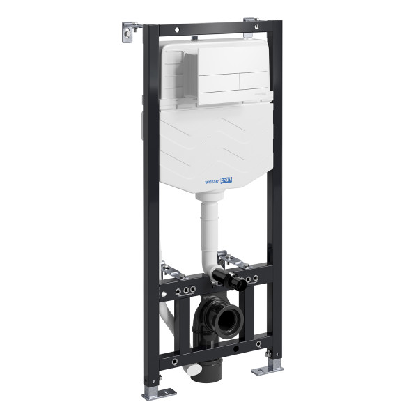 Инсталляция для унитаза WasserKRAFT Aller с клавишей смыва белая матовая (10TLT.010.ME.WM04) Инсталляция для унитаза WasserKRAFT Aller с клавишей смыва белая матовая (10TLT.010.ME.WM04)