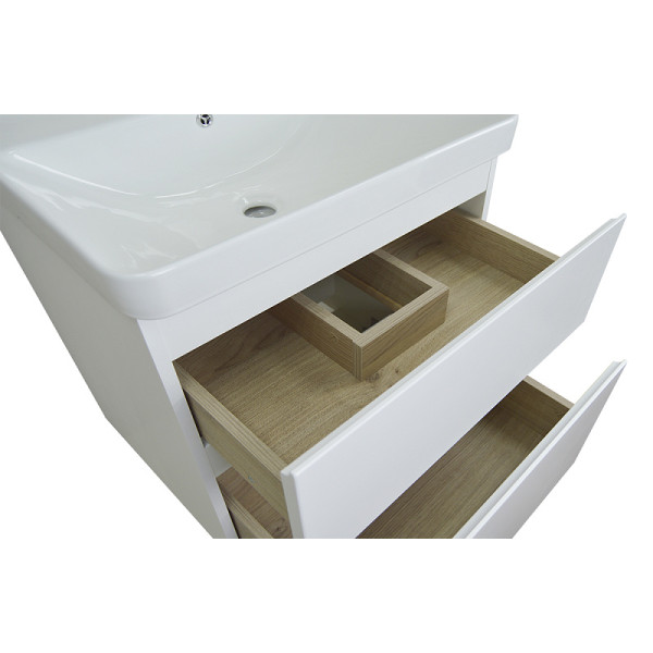 Тумба напольная Azario с раковиной Мила 60Н с раковиной Monte 60 (CS00085830)