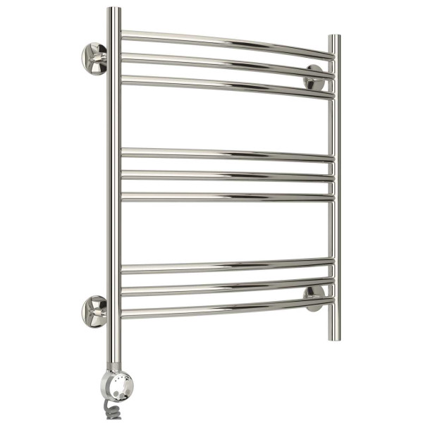 Полотенцесушитель электрический Стилье Формат 10 ТЛ 600x500 (3+3+3) Г16, хром (00511-6050) Полотенцесушитель электрический Стилье Формат 10 ТЛ 600x500 (3+3+3) Г16, хром (00511-6050)