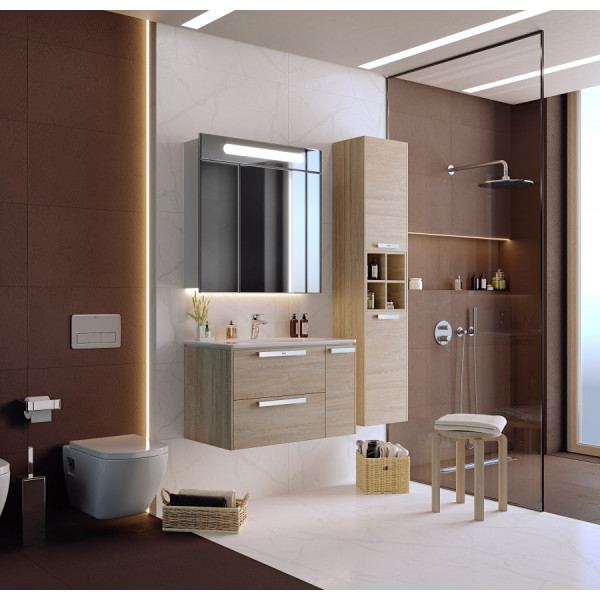 Тумба подвесная Roca Lago 800x448x490 светлый дуб (7.8572.9.644.4)