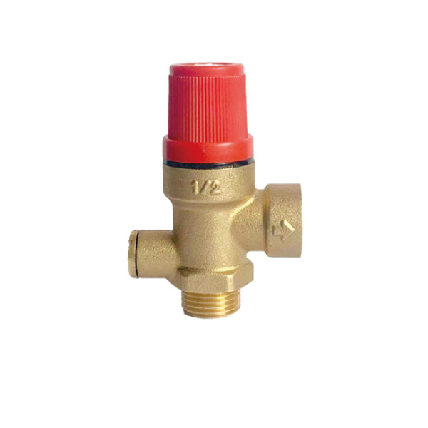 Клапан предохранительный 1/2"ВН 1,5 бар Vieir (латунь, красный, под манометр) (VR11KFM-1.5) Клапан предохранительный 1/2"ВН 1,5 бар Vieir (латунь, красный, под манометр) (VR11KFM-1.5)