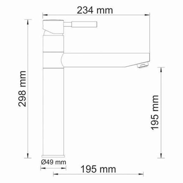 Смеситель для кухни WasserKRAFT Main (4107)