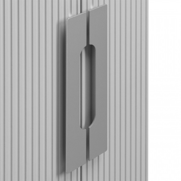 Пенал подвесной Aquaton Ар-Деко 400x220x1100 серый кобальт (1.A284.7.03D.D8D.0)