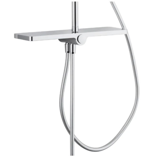 Душевой гарнитур Aquanet Pragmatic S с полочкой (AF430-70-S-C)