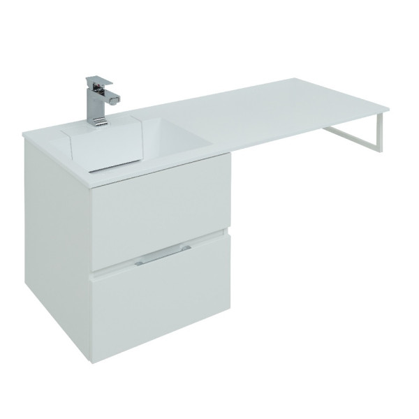 Тумба подвесная Aquanet Алвита 48 480х480х528 2 ящика, белая (243660)