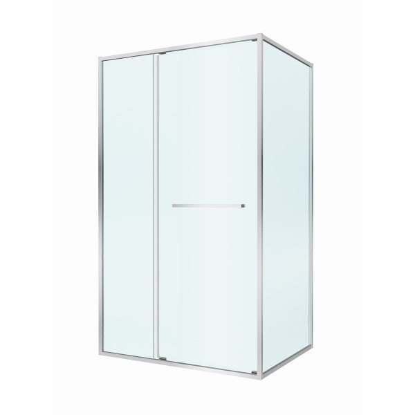 Душевой уголок Cezares Lux 110x100x195 стекло прозрачное, профиль хром (LUX-AH-FS-11-110/100-C-CR) Душевой уголок Cezares Lux 110x100x195 стекло прозрачное, профиль хром (LUX-AH-FS-11-110/100-C-CR)