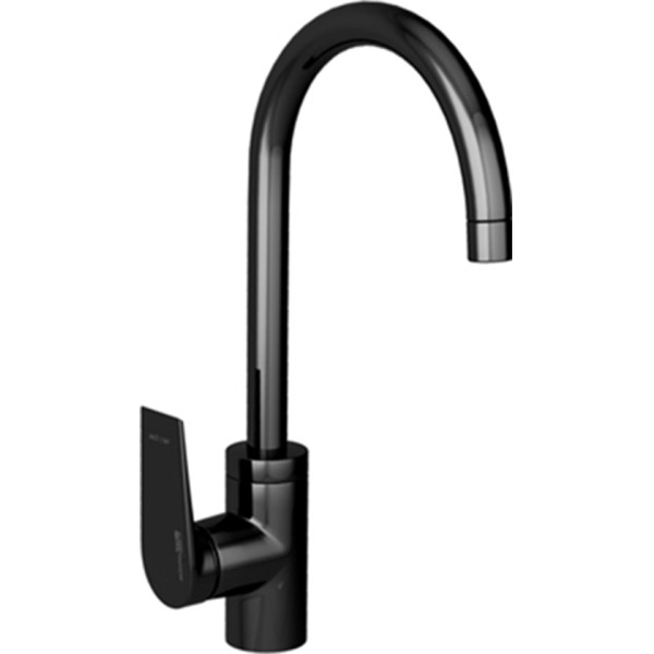Смеситель для кухни WasserKRAFT Glan черный глянцевый (6607) Смеситель для кухни WasserKRAFT Glan черный глянцевый (6607)