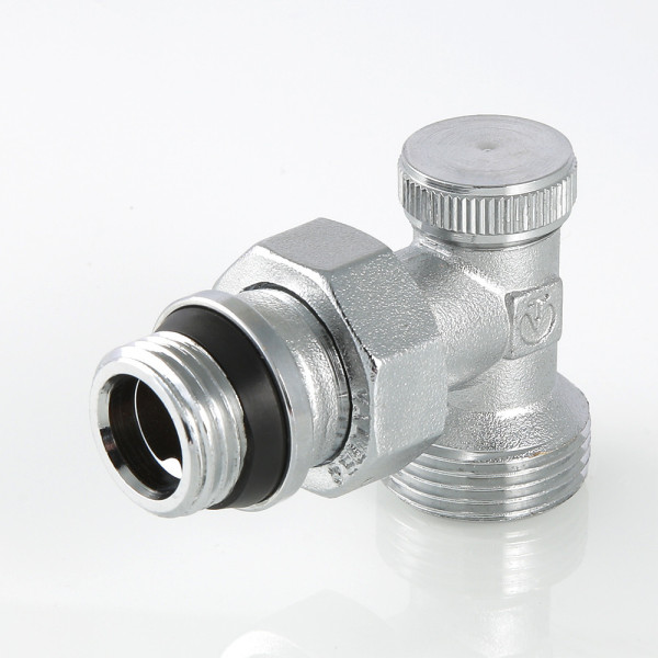 Клапан настроечный угловой 1/2"*3/4"(18) евроконус Valtec VT.019.NER (с уплотн. кольцом) (VT.019.NER.04)