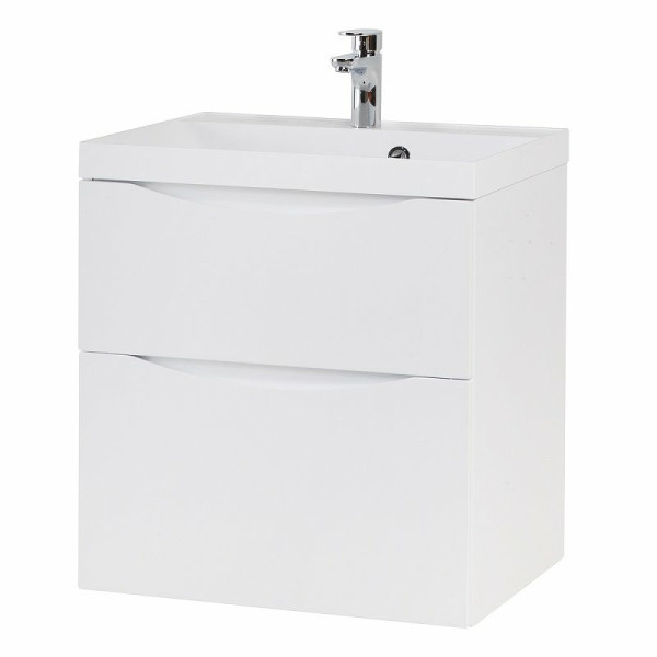 Тумба подвесная BelBagno Marino-H60 60 см Bianco Lucido (Marino-H60-600-2C-SO-BL-P)