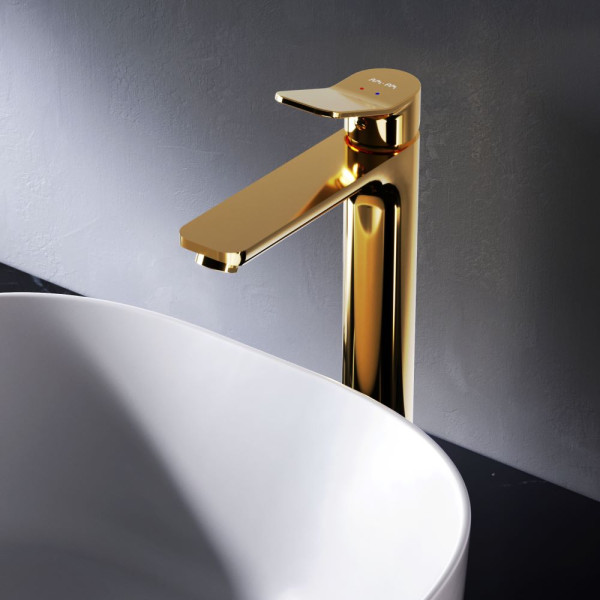 Смеситель для раковины AM.PM X-Joy золото (F85A92099)