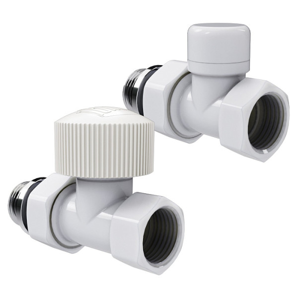 Комплект термостатический прямой 1/2" Royal Thermo Design М30х1,5 (Белый) (RATVDP11212WH) Комплект термостатический прямой 1/2" Royal Thermo Design М30х1,5 (Белый) (RATVDP11212WH)