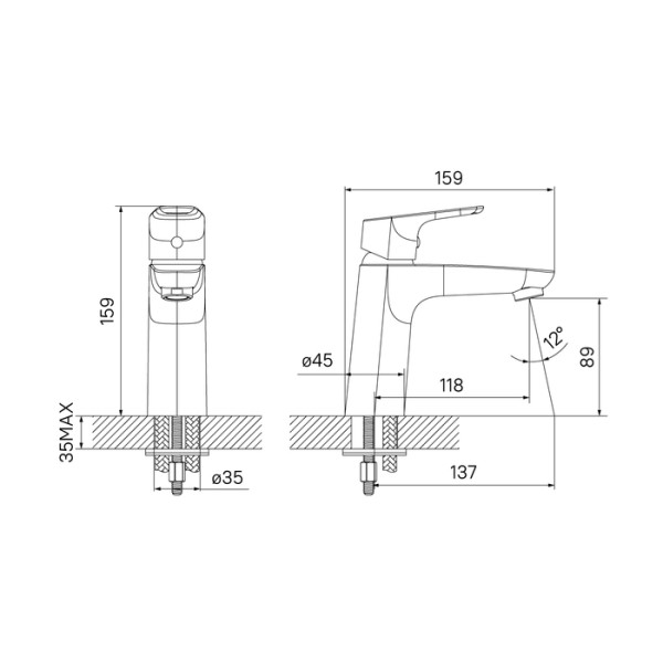 Смеситель для раковины Iddis Zodiac (ZODSB00i01)