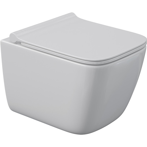 Унитаз подвесной Berges Quatrro S 490х350х365 белый (082149) Унитаз подвесной Berges Quatrro S 490х350х365 белый (082149)