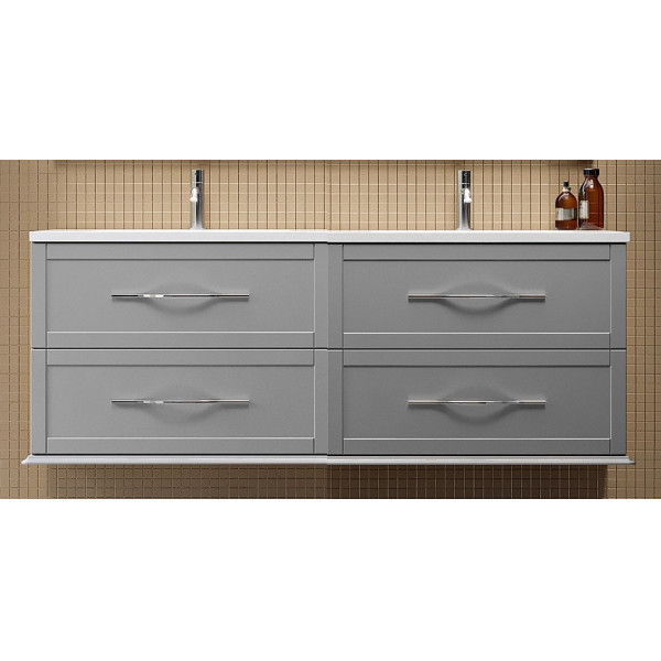 Тумба подвесная Cezares Tiffany 120x55 Grigio Nuvola (55244) Тумба подвесная Cezares Tiffany 120x55 Grigio Nuvola (55244)