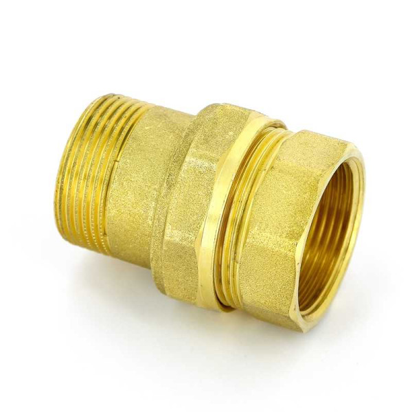 Сгон прямой Itap 1 1/4" ВН (латунь, с плоской прокладкой) (1510114) Сгон прямой Itap 1 1/4" ВН (латунь, с плоской прокладкой) (1510114)