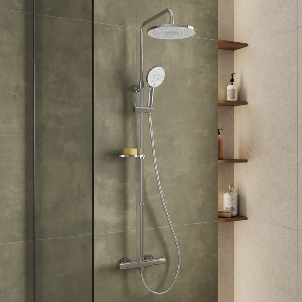 Удлинитель душевой штанги Milardo Ideal Spa 25x25x30 хром (ILS30CRM38)