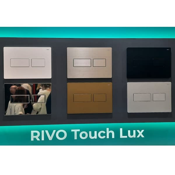 Клавиша смывная Rivo Touch Lux черный матовый (301005)