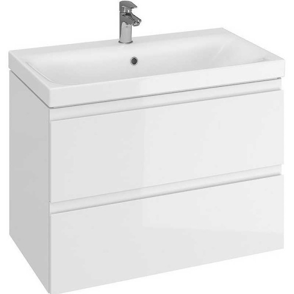 Тумба подвесная Cersanit Moduo Slim белый (SB-SZ-MOD-MO80Sl/Wh)