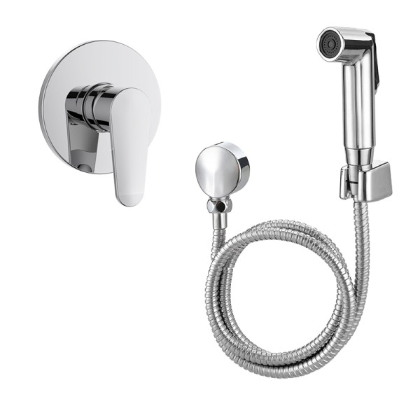 Смеситель с гигиеническим душем Voda хром (WF4in1) Смеситель с гигиеническим душем Voda хром (WF4in1)