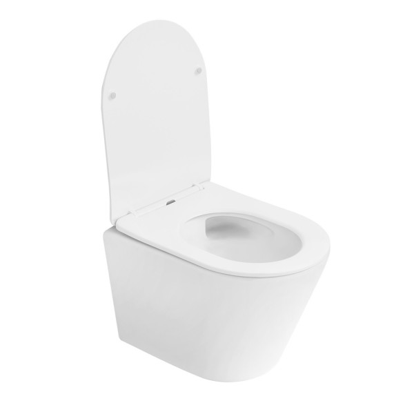 Унитаз подвесной Abber Bequem 355x490x360 белый матовый (AC1102TMW)