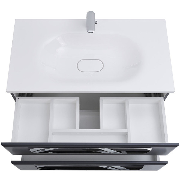 Тумба подвесная Cezares Eco 75x50 Grafito (ECO-75-2C-SO-GR-P) Тумба подвесная Cezares Eco 75x50 Grafito (ECO-75-2C-SO-GR-P)