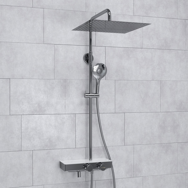 Душевая система WasserKRAFT хром (A113.119.101.CH Thermo)
