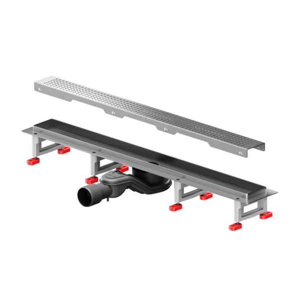 Душевой лоток AM.PM MasterFlow линейный универс затвор Cut Gradient 70 см сталь мат (W01SC-P11-070-01SB)