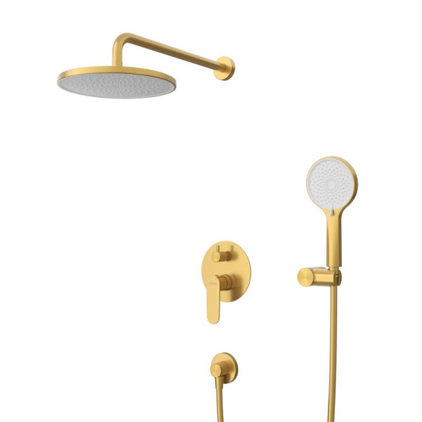 Система душевая Cezares Stylus брашированное золото матовый (STYLUS-DSET-BORO) Система душевая Cezares Stylus брашированное золото матовый (STYLUS-DSET-BORO)