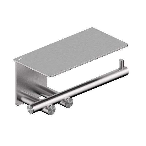 Бумагодержатель с полкой Abber Osten 316 сталь брашированная (AA1830BST) Бумагодержатель с полкой Abber Osten 316 сталь брашированная (AA1830BST)