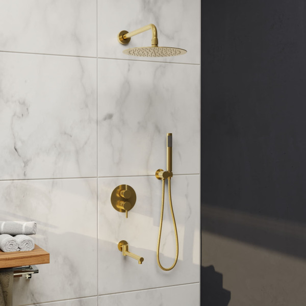 Душевая система RGW SP-55Gb встраиваемая золотой (51140855-06)