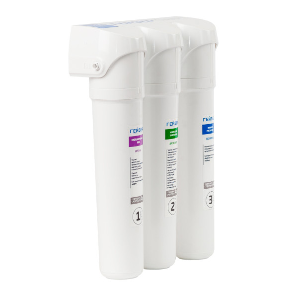 Фильтр под мойку Гейзер Смарт универсальный с краном (с быстросъемными модулями) (11048)