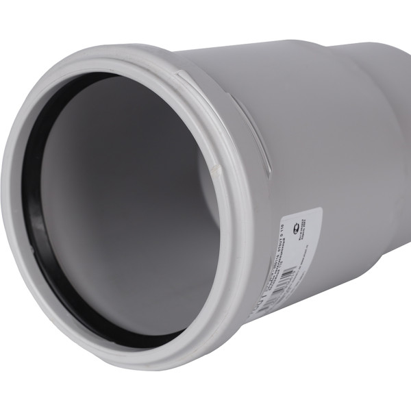 Патрубок компенсационный 110 Stout (PP, серый) (SKB-0019-000110)