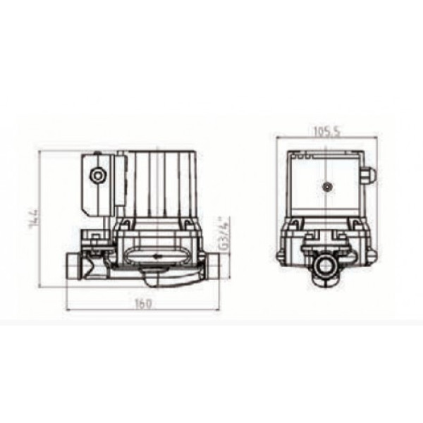 Насосная станция Pumpman TGPB125I с умным управлением Насосная станция Pumpman TGPB125I с умным управлением