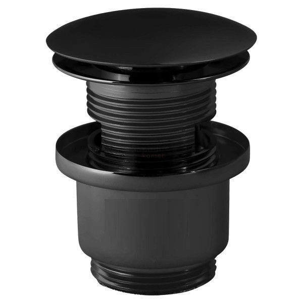 Донный клапан 1 1/4" Paffoni клик-клак, черный (ZSCA050NO) Донный клапан 1 1/4" Paffoni клик-клак, черный (ZSCA050NO)