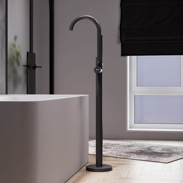 Смеситель для ванны и душа Damixa Scandinavian Pure черный (365000300) Смеситель для ванны и душа Damixa Scandinavian Pure черный (365000300)